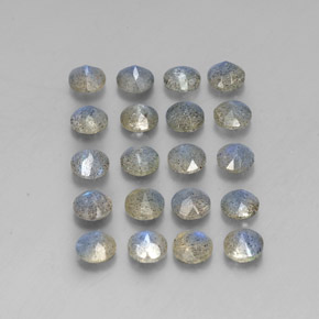 Labradorite naturale multicolore da  ct, trasparente, trasparente/traslucido