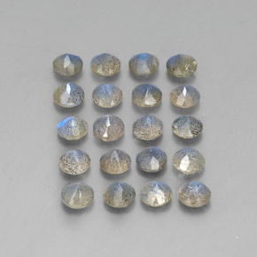 Labradorite naturale multicolore da  ct, trasparente, trasparente/traslucido
