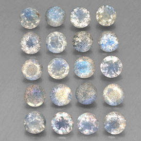 Labradorite naturale multicolore da  ct, trasparente, trasparente/traslucido