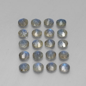 Labradorite naturale multicolore da  ct, trasparente, trasparente/traslucido