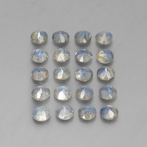 Labradorite naturale multicolore da  ct, trasparente, trasparente/traslucido
