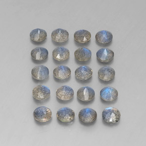 Labradorite naturale multicolore da  ct, trasparente, trasparente/traslucido