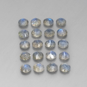 Labradorite naturale multicolore da  ct, trasparente, trasparente/traslucido