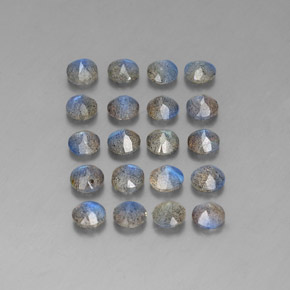 Gemme di Labradorite Multicolore naturale da  ct, Trasparente, Trasparente/Traslucido