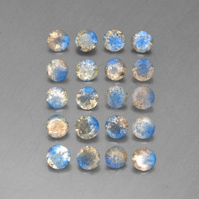 Gemme di Labradorite Multicolore naturale da  ct, Trasparente, Trasparente/Traslucido