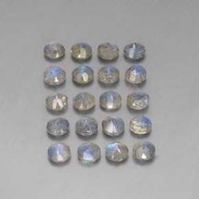 Gemme di Labradorite Multicolore naturale da  ct, Trasparente, Trasparente/Traslucido