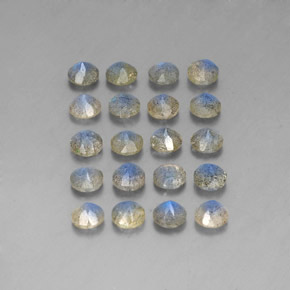 Labradorite naturale multicolore da  ct, trasparente, trasparente/traslucido