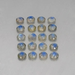 Labradorite naturale multicolore da  ct, trasparente, trasparente/traslucido