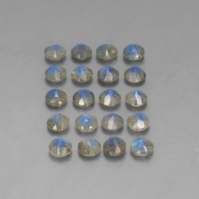 Labradorite naturale multicolore da  ct, trasparente, trasparente/traslucido