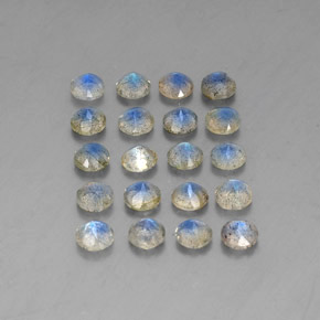 Labradorite naturale multicolore da  ct, trasparente, trasparente/traslucido