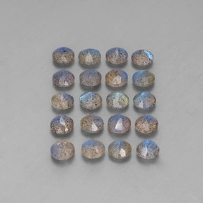 Labradorite naturale multicolore da  ct, trasparente, trasparente/traslucido