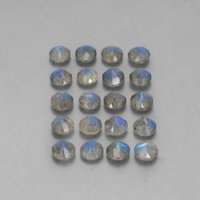 Labradorite naturale multicolore da  ct, trasparente, trasparente/traslucido