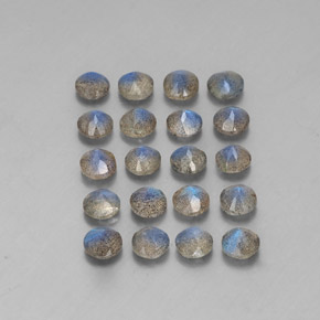 Labradorite naturale multicolore da  ct, trasparente, trasparente/traslucido
