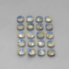 Labradorite naturale multicolore da  ct, trasparente, trasparente/traslucido
