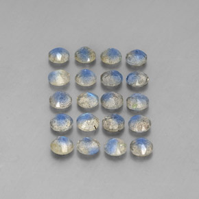 Labradorite naturale multicolore da  ct, trasparente, trasparente/traslucido