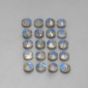 Labradorite naturale multicolore da  ct, trasparente, trasparente/traslucido