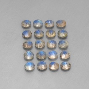 Labradorite naturale multicolore da  ct, trasparente, trasparente/traslucido