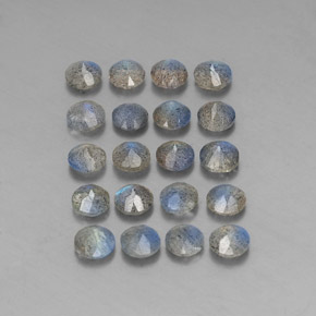 Labradorite naturale multicolore da  ct, trasparente, trasparente/traslucido