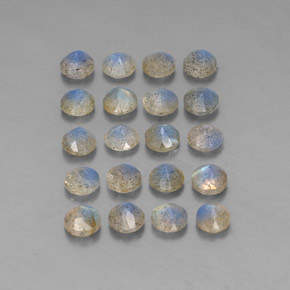 Labradorite naturale multicolore da  ct, trasparente, trasparente/traslucido