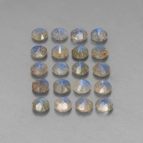 Labradorite naturale multicolore da  ct, trasparente, trasparente/traslucido