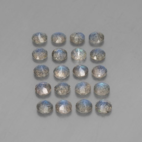 Labradorite naturale multicolore da  ct, trasparente, trasparente/traslucido