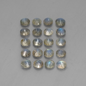 Labradorite naturale multicolore da  ct, trasparente, trasparente/traslucido