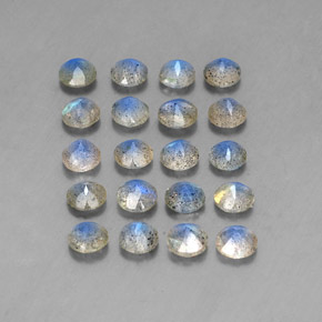 Labradorite naturale multicolore da  ct, trasparente, trasparente/traslucido