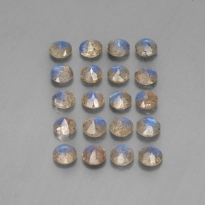 Labradorite naturale multicolore da  ct, trasparente, trasparente/traslucido