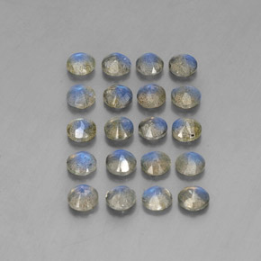 Gemme di Labradorite Multicolore naturale da  ct, Trasparente, Trasparente/Traslucido