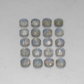 Labradorite naturale multicolore da  ct, trasparente, trasparente/traslucido