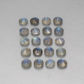 Gemme di Labradorite Multicolore naturale da  ct, Trasparente, Trasparente/Traslucido