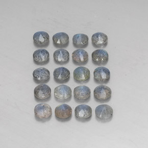 Labradorite naturale multicolore da  ct, trasparente, trasparente/traslucido