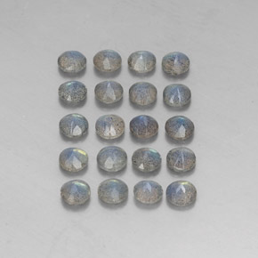 Labradorite naturale multicolore da  ct, trasparente, trasparente/traslucido