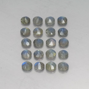 Labradorite naturale multicolore da  ct, trasparente, trasparente/traslucido