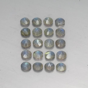 Labradorite naturale multicolore da  ct, trasparente, trasparente/traslucido