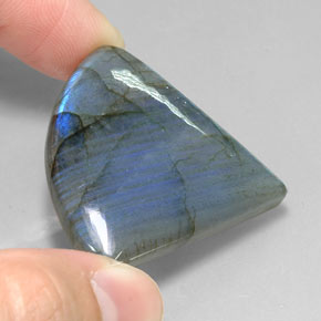 Labradorite naturale multicolore da 55,17 ct, forma fantasia, traslucido