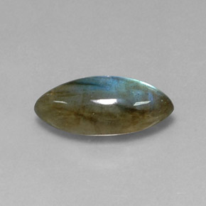 Labradorite multicolore naturale da 6,58 ct, marchesa, traslucido