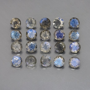 Labradorite naturale multicolore da  ct, trasparente, trasparente/traslucido