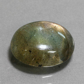Labradorite Multicolore naturale da 3.40 ct, Taglio ovale, Traslucido