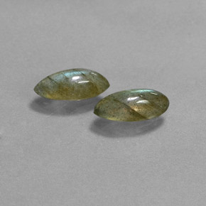 Labradorite naturale multicolore da  ct, marchesa, traslucido