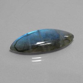 Labradorite naturale multicolore da 21,02 ct, trasparente, trasparente/traslucido
