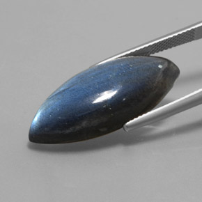 Labradorite naturale multicolore da 19,29 ct, marchesa, traslucido