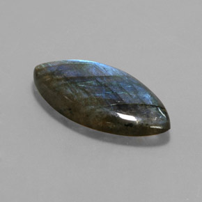Labradorite multicolore naturale da 15,62 ct, trasparente, trasparente/traslucido