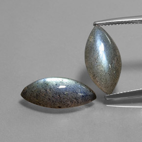 Gemme di Labradorite Multicolore naturale da  ct, Trasparente, Trasparente/Traslucido