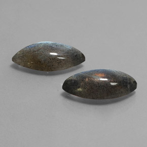 Labradorite naturale multicolore da  ct, trasparente, trasparente/traslucido