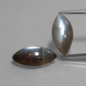 Labradorite naturale multicolore da  ct, trasparente, trasparente/traslucido