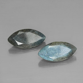 Gemme di Labradorite Multicolore naturale da  ct, Trasparente, Trasparente/Traslucido