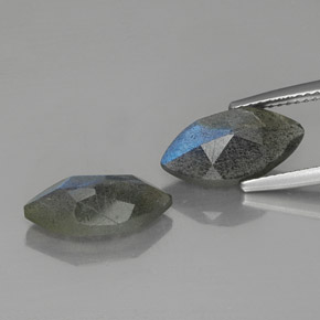Labradorite naturale multicolore da  ct, trasparente, trasparente/traslucido