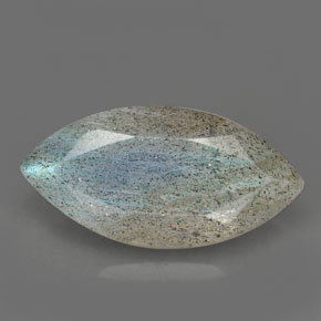 Labradorite naturale multicolore da 2,55 ct, marchesa, traslucido