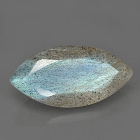 Labradorite naturale multicolore da 2,55 ct, marchesa, traslucido
